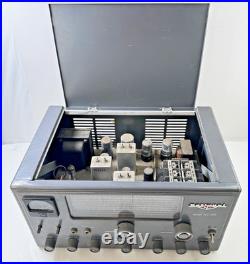 VTG National Model NC-125 Tube Radio Receiver Broadcast Code Telegraph Signals