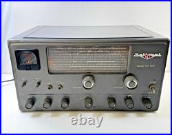 VTG National Model NC-125 Tube Radio Receiver Broadcast Code Telegraph Signals VTG National Model NC-125 Tube Radio Receiver Broadcast Code Telegraph Signals