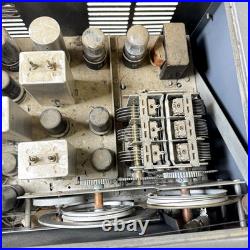 VTG National Model NC-125 Tube Radio Receiver Broadcast Code Telegraph Signals VTG National Model NC-125 Tube Radio Receiver Broadcast Code Telegraph Signals