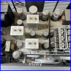 VTG National Model NC-125 Tube Radio Receiver Broadcast Code Telegraph Signals