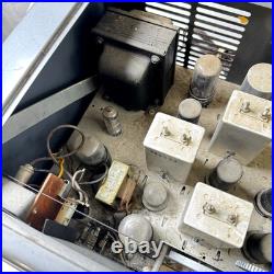 VTG National Model NC-125 Tube Radio Receiver Broadcast Code Telegraph Signals