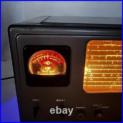 VTG National Model NC-125 Tube Radio Receiver Broadcast Code Telegraph Signals