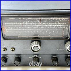 VTG National Model NC-125 Tube Radio Receiver Broadcast Code Telegraph Signals