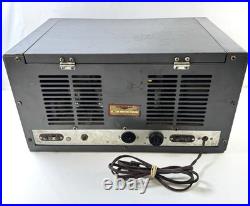 VTG National Model NC-125 Tube Radio Receiver Broadcast Code Telegraph Signals