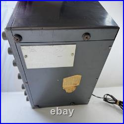 VTG National Model NC-125 Tube Radio Receiver Broadcast Code Telegraph Signals