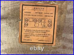 VTG PHILCO 41-221 (1941) Six Tube Radio LOOK