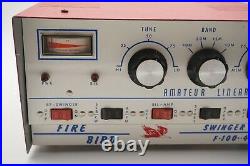 VTG RARE Fire Bird Swinger F-100 4-bil Amatuer Linear Ham Radio Tube Amplifier