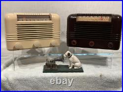 VTG RCA 15X and 56X Bakelite Radio Combo 1940 & 1946 -Working-Beauty! READ VTG RCA 15X and 56X Bakelite Radio Combo 1940 & 1946 -Working-Beauty! READ