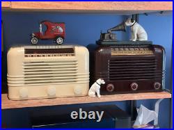 VTG RCA 15X and 56X Bakelite Radio Combo 1940 & 1946 -Working-Beauty! READ VTG RCA 15X and 56X Bakelite Radio Combo 1940 & 1946 -Working-Beauty! READ