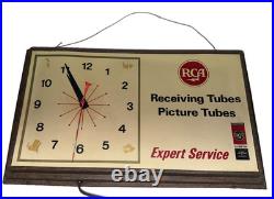 VTG RCA Radio TV Receiving & Picture Tubes Expert Service Clock-USED/WORKS-READ