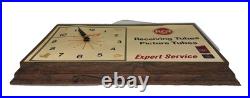 VTG RCA Radio TV Receiving & Picture Tubes Expert Service Clock-USED/WORKS-READ