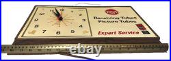 VTG RCA Radio TV Receiving & Picture Tubes Expert Service Clock-USED/WORKS-READ