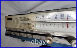 VTG RINCAN AGS FM-W7 Vacuum Tube Radio Retro 1960s Japan AM FM Powers on AS IS
