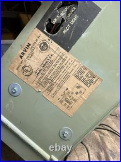 VTG Rare Arvin 460T Standard Broadcast Green Bakelite Electric Tube Radio USA