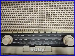 VTG Telefunken Jubilate 5351 W 3-Band 5 Tube Radio AM/FM/SW, W. Germany WORKING