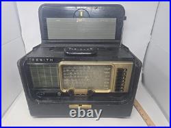 VTG Zenith A600 Trans-Oceanic Wave Magnet Tube Radio. Working With Original Paper