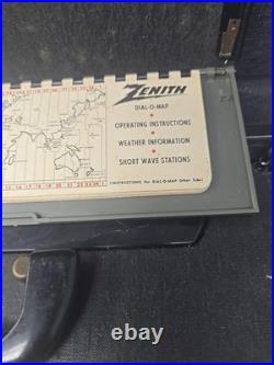 VTG Zenith A600 Trans-Oceanic Wave Magnet Tube Radio. Working With Original Paper