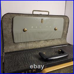 VTG Zenith Trans-Oceanic Wave Magnet Radio TESTED/WORKS Model H500 Radio VTG Zenith Trans-Oceanic Wave Magnet Radio TESTED/WORKS Model H500 Radio