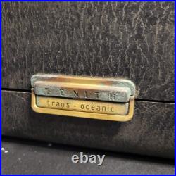 VTG Zenith Trans-Oceanic Wave Magnet Radio TESTED/WORKS Model H500 Radio VTG Zenith Trans-Oceanic Wave Magnet Radio TESTED/WORKS Model H500 Radio
