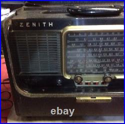 VTG Zenith Trans Oceanic Wave Magnet Tube Radio Model T600-#4403123