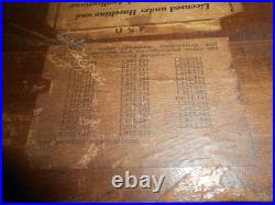 V. COOL Vintage Clarion Super Heterodyne Wooden Tombstone Tube Radio (Powers Up)