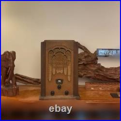 Vacuum Tube Radio Vintage Am Radio Receiver Classic Audio Amplifier Nostalgic