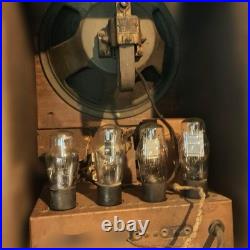 Vacuum Tube Radio Vintage Am Radio Receiver Classic Audio Amplifier Nostalgic