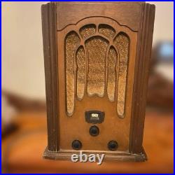 Vacuum Tube Radio Vintage Am Radio Receiver Classic Audio Amplifier Nostalgic