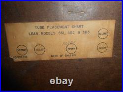 Very Nice Learadio Model 561 1945 Bakelite Tube Radio Works (LEAR CORP) Very Nice Learadio Model 561 1945 Bakelite Tube Radio Works (LEAR CORP)