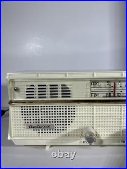 Very Rare Vintage 1960's Galaxie Tube Radio Made In Japan