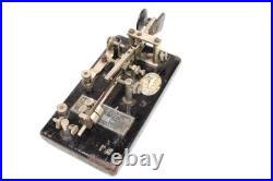 Vibroplex lightening bug black base with painted gold highlights, semi automatic