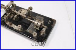 Vibroplex lightening bug black base with painted gold highlights, semi automatic