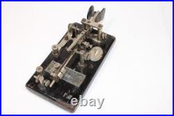Vibroplex lightening bug black base with painted gold highlights, semi automatic