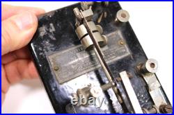 Vibroplex lightening bug black base with painted gold highlights, semi automatic