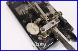 Vibroplex lightening bug black base with painted gold highlights, semi automatic