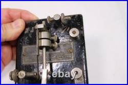 Vibroplex lightening bug black base with painted gold highlights, semi automatic