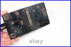 Vibroplex lightening bug black base with painted gold highlights, semi automatic