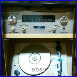 Victor Stereo Hi-Fi BR-380 vacuum tube radio STL-380 record player Vintage