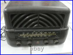 Vintage1940s Wards Airline Radio Model 15BR-1535B Tube Radio Working