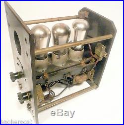 VintageONE OF 1st COMMERCIAL RADIOS -1921 non-working WESTINGHOUSE 3 TUBE RA-DA