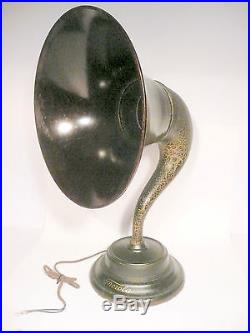Vintage 13 BAKELITE BELL /21 hi THOROLA 4 HORN SPEAKER Tested /GOOD DRIVER