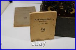 Vintage 1918 Us Army World War 1 Signal Corps Antique Crystal Deforest Radio