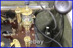 Vintage 1918 Us Army World War 1 Signal Corps Antique Crystal Deforest Radio Vintage 1918 Us Army World War 1 Signal Corps Antique Crystal Deforest Radio