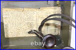 Vintage 1918 Us Army World War 1 Signal Corps Antique Crystal Deforest Radio