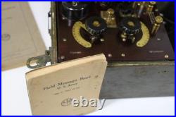 Vintage 1918 Us Army World War 1 Signal Corps Antique Crystal Deforest Radio