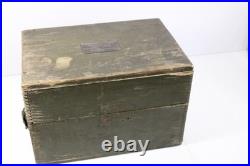 Vintage 1918 Us Army World War 1 Signal Corps Antique Crystal Deforest Radio