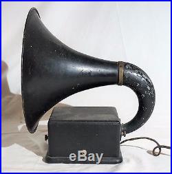 Vintage 1920's Dictogrand Radio Horn Loud Speaker Model R-4 Works New York
