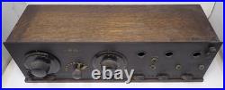 Vintage 1920's Grebe CR-9 Broadcast Receiver Tube Radio Experimental Untested