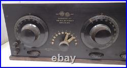 Vintage 1920's Grebe CR-9 Broadcast Receiver Tube Radio Experimental Untested