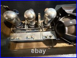 Vintage 1920's Grebe CR-9 Broadcast Receiver Tube Radio Experimental Untested